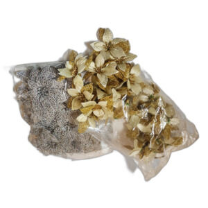 Lot of Artificial Flowers – Mixed Styles (Stems & Loose Petals) – Crafting